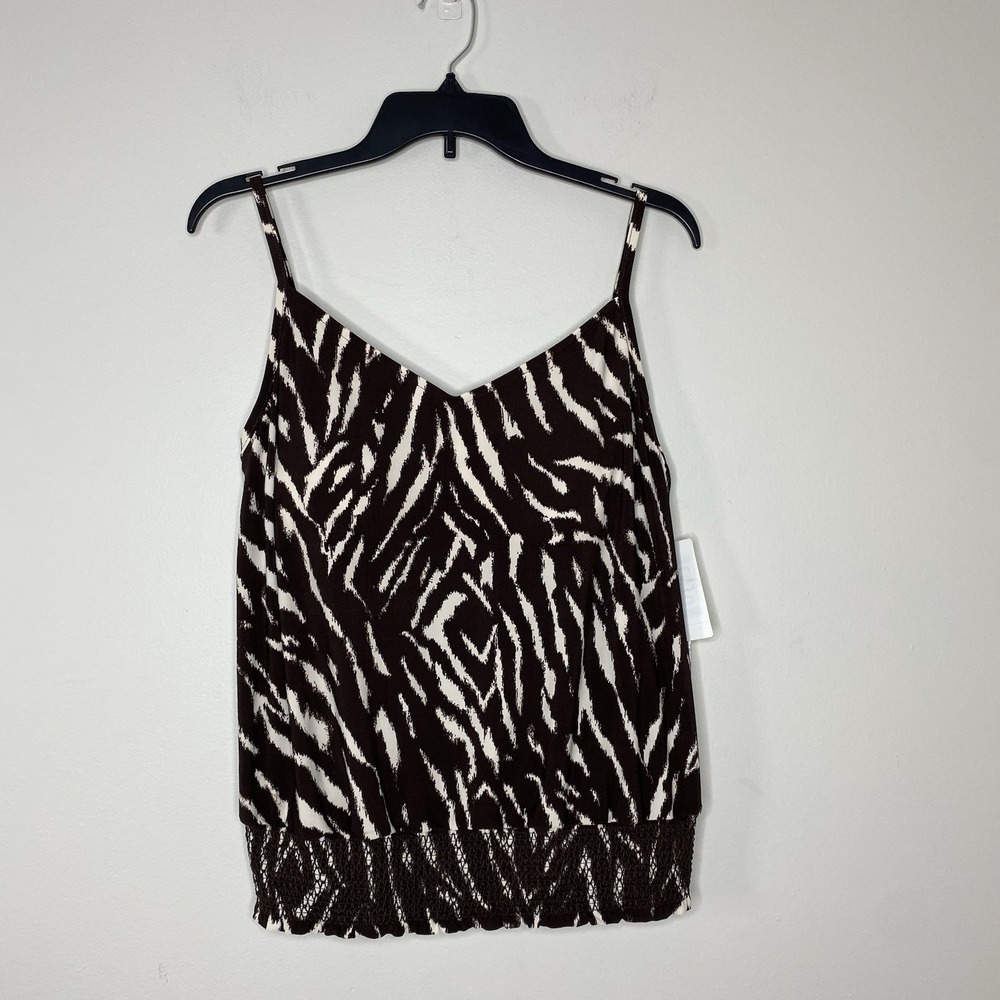 Magicsuit Justina Brown Animal Print Tankini Size 8 (Top Only) Swimwear‎ Beach